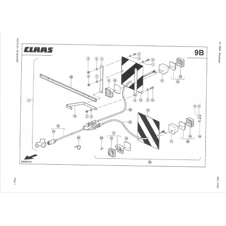 CLAAS KIT ECLAIRAGE VOLTO 45 / 52